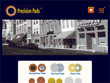 Tablet Screenshot of precisionpads.com